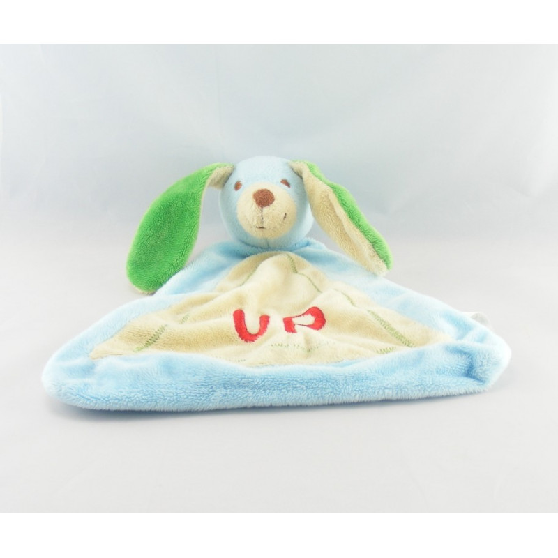 Doudou lapin blanc violet capuche HAPPY HORSE