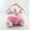 Doudou lapin patapouf Liliblue rose bleu fleurs KALOO NEUF