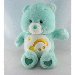 Peluche Grostaquin JEMINI Les Bisounours vert Etoile Filante 30 cm