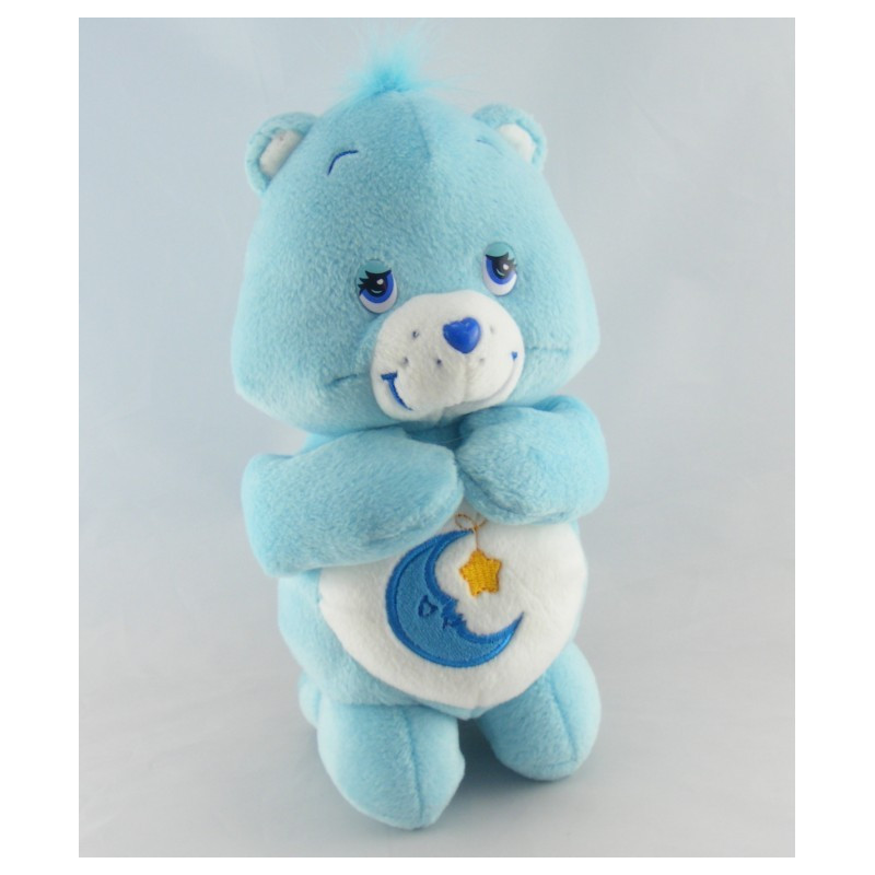 Peluche Bisounours bleu Grosdodo lune CARE BEARS