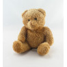 Doudou ours marron maillot blanc mouchoir LCL