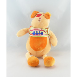 Doudou chien lapin orange NOUNOURS