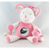 Doudou souris rose SUCRE D'ORGE