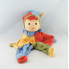 Doudou plat clown bleu marine rouge STERNTALER