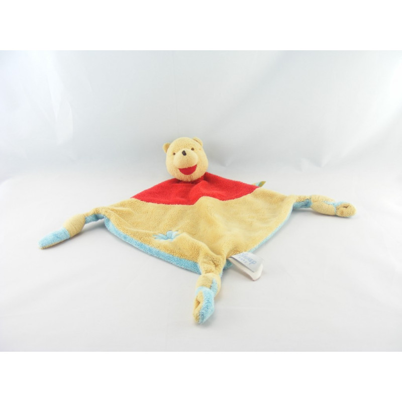 Doudou plat noeuds Winnie l'ourson de Disney Baby