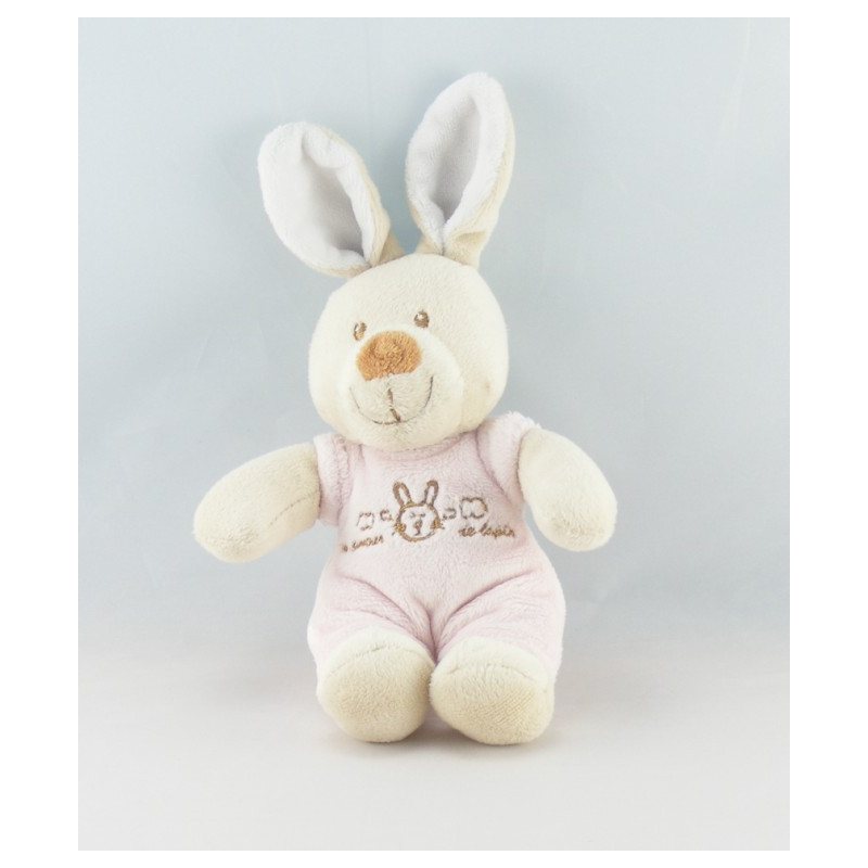 Doudou un amour de lapin rose VETIR