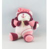 Doudou et compagnie chat Minouchette Bordeaux rose 