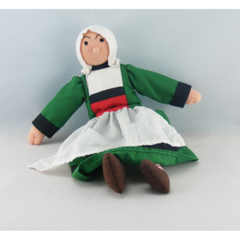 Doudou peluche poupée Bécassine HACHETTE 1999 AJENA
