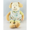 Doudou cochon bleu vert arrosoir MOTS D'ENFANTS