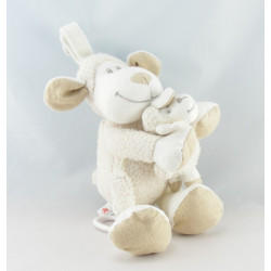 Doudou mouton blanc beige KIABI KITCHOUN NICOTOY