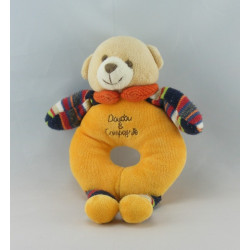 Doudou ours pantin orange DOUDOU ET COMPAGNIE