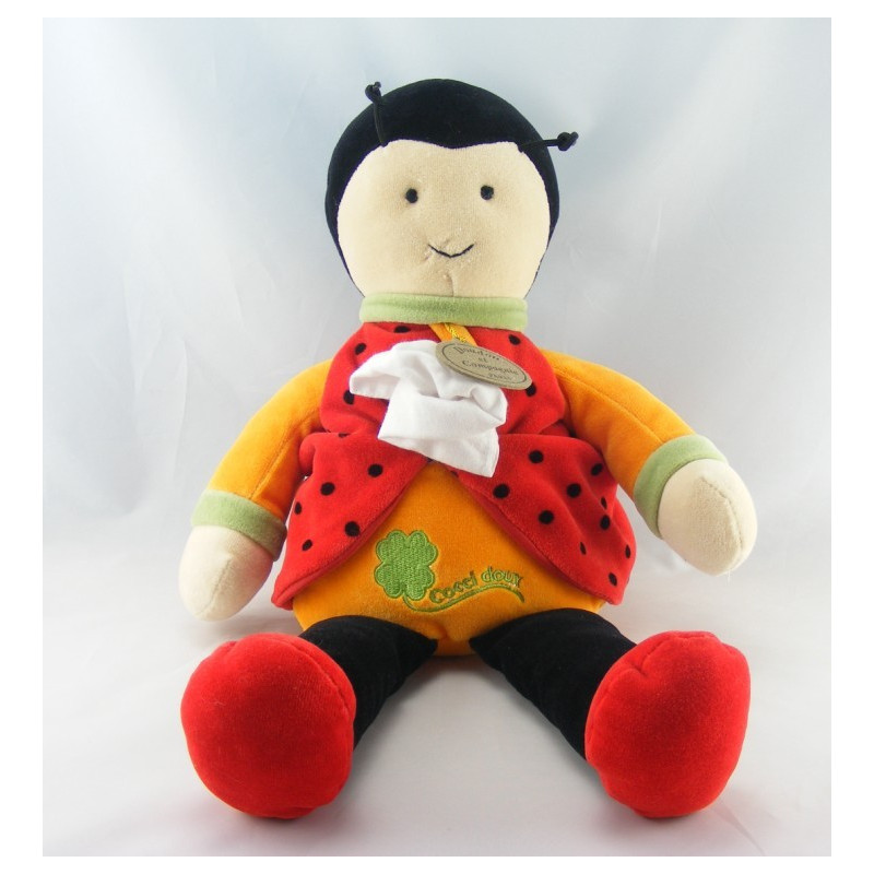 Doudou coccinelle coccidoux mouchoir DOUDOU ET COMPAGNIE