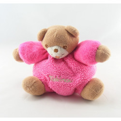 Doudou ours boule marron rose TAKINOU 