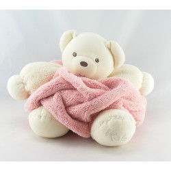 Doudou ours plume blanc rose KALOO