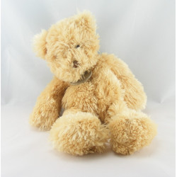 Doudou ours écru beige tout doux BABY NAT