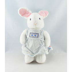 Doudou lapin blanc le petit déjeuner de SUCRE D'ORGE