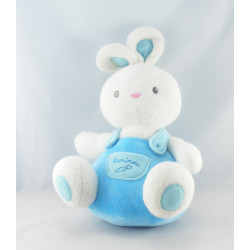 Doudou lapin rayé bleu luminou JEMINI