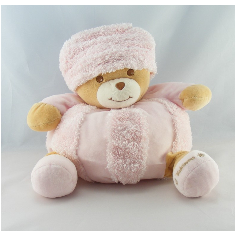 Doudou ours blanc neige bonnet Russe TAKINOU