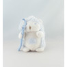 Doudou hérisson bleu ciré jaune TARTINE ET CHOCOLAT 