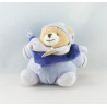 Doudou et compagnie ours noeuds bleu pantin 
