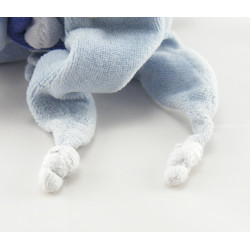 Doudou et compagnie pantin ours noeuds bleu 
