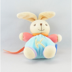 Doudou lapin patapouf rose orange vert K sporty KALOO