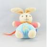 Doudou lapin patapouf rose orange vert K sporty KALOO