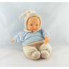 Doudou bébé poupée Baby Pouce bleu COROLLE 2002