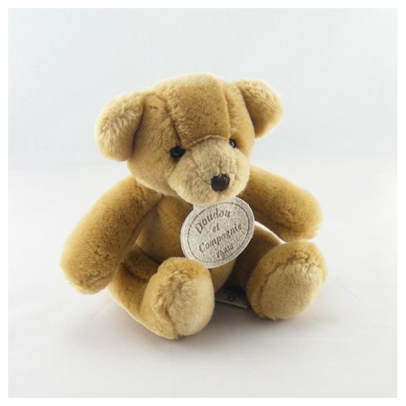 Doudou ours brun marron Doudou et compagnie 18 cm