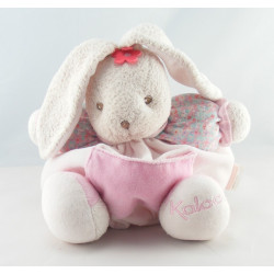Doudou lapin patapouf Liliblue rose bleu fleurs KALOO NEUF