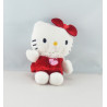 Peluche chat HELLO KITTY rouge sac SANRIO LICENSE 