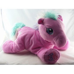 Doudou peluche poney ane gris NOUNOURS