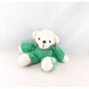 Doudou ours blanc rouge NOUNOURS