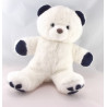 Doudou ours blanc rouge NOUNOURS