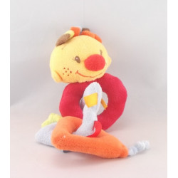 Doudou Billy et Babette rouge orange NATTOU