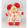 Doudou lutin rouge confiture grelot NOUNOURS