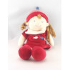 Doudou garçon marin rouge poissons MOTS D'ENFANTS