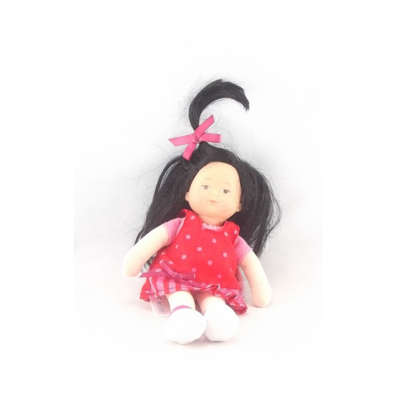 Doudou poupée mini coroline robe bleu Miss COROLLE