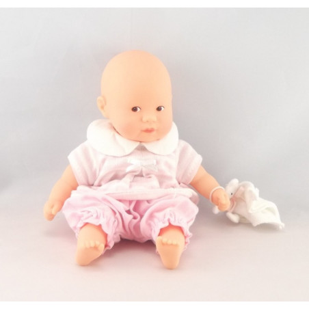 Poupée bébé rose avec mouchoir COROLLE