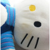 Doudou chat HELLO KITTY bleu noeud rose SANRIO LICENSE 