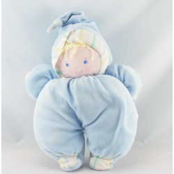 Doudou poupée bébé bleu BABI COROLLE 