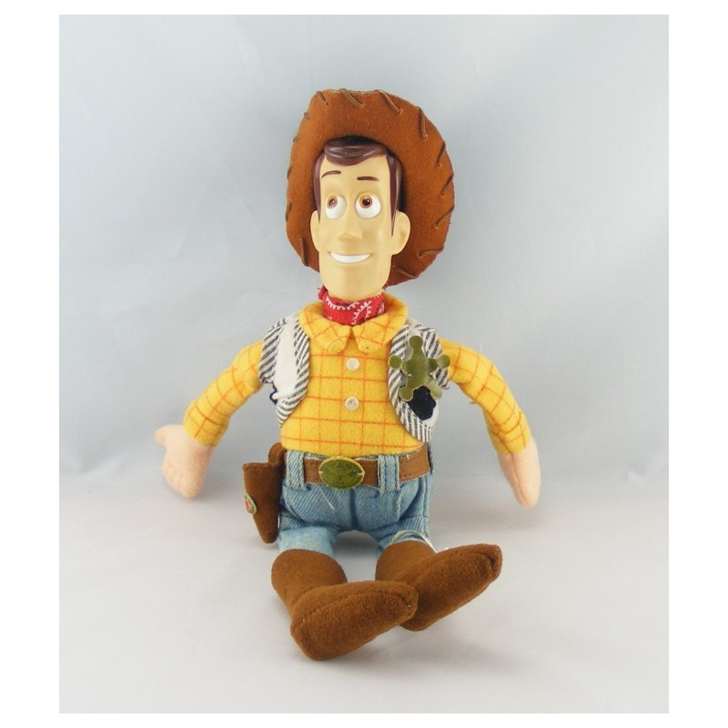 Doudou peluche CowBoy Woody Toys story DISNEY 20 cm