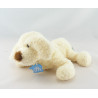Doudou chien beige noir blanc TCF 