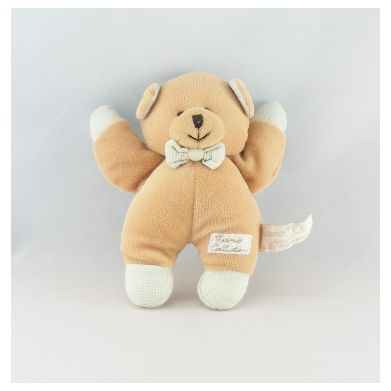 Doudou semi plat ours beige TIAMO COLLECTION