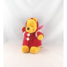 Doudou Winnie l'ourson déguisé Noël Grelot DISNEY 