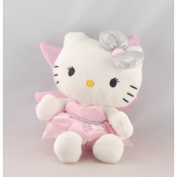Doudou chat HELLO KITTY fée rose bleu SANRIO LICENSE 