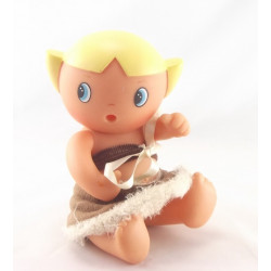 Doudou poupée mini coroline robe rose bleu Miss COROLLE