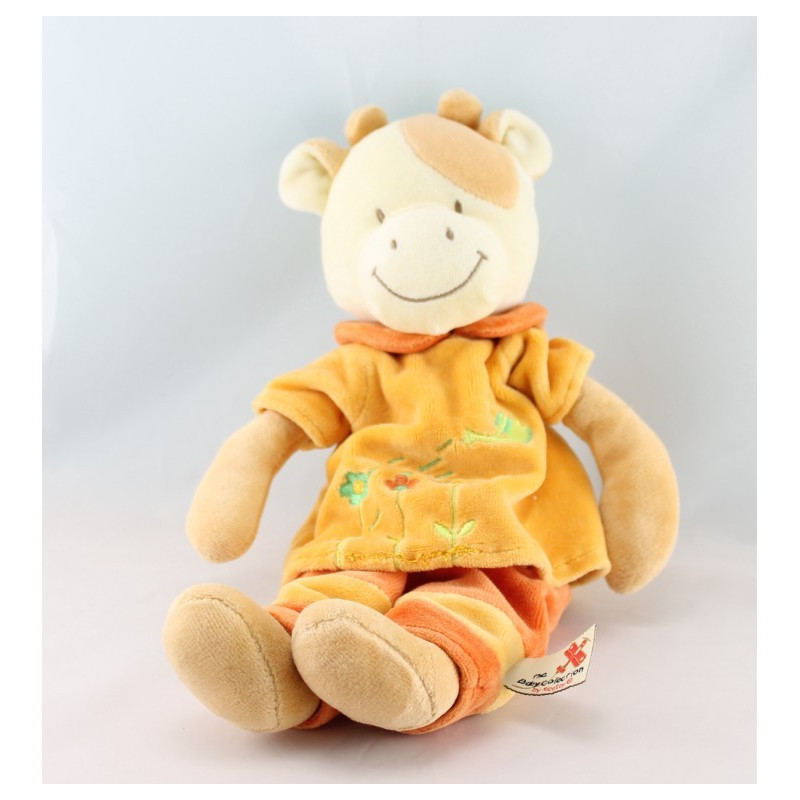 Doudou cochon orange arrosoir NICOTOY
