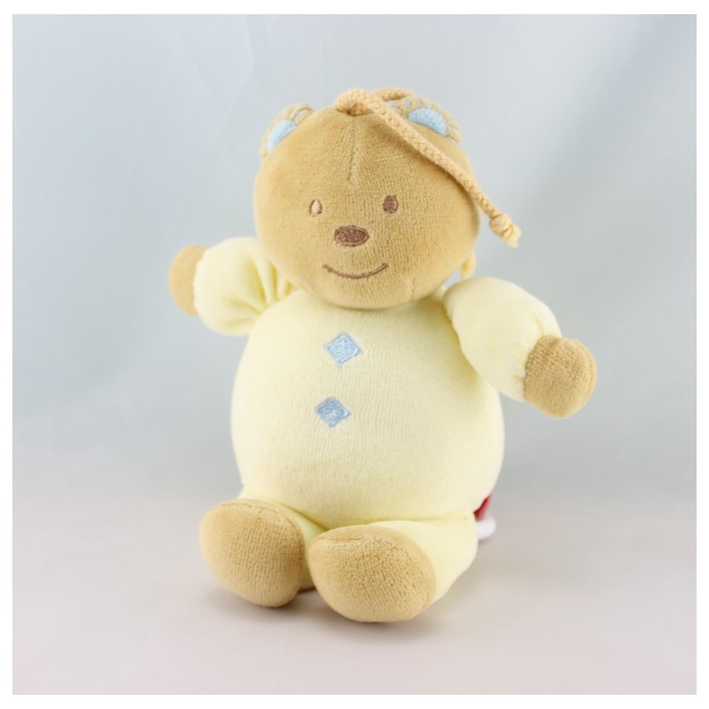Doudou ours jaune TEX
