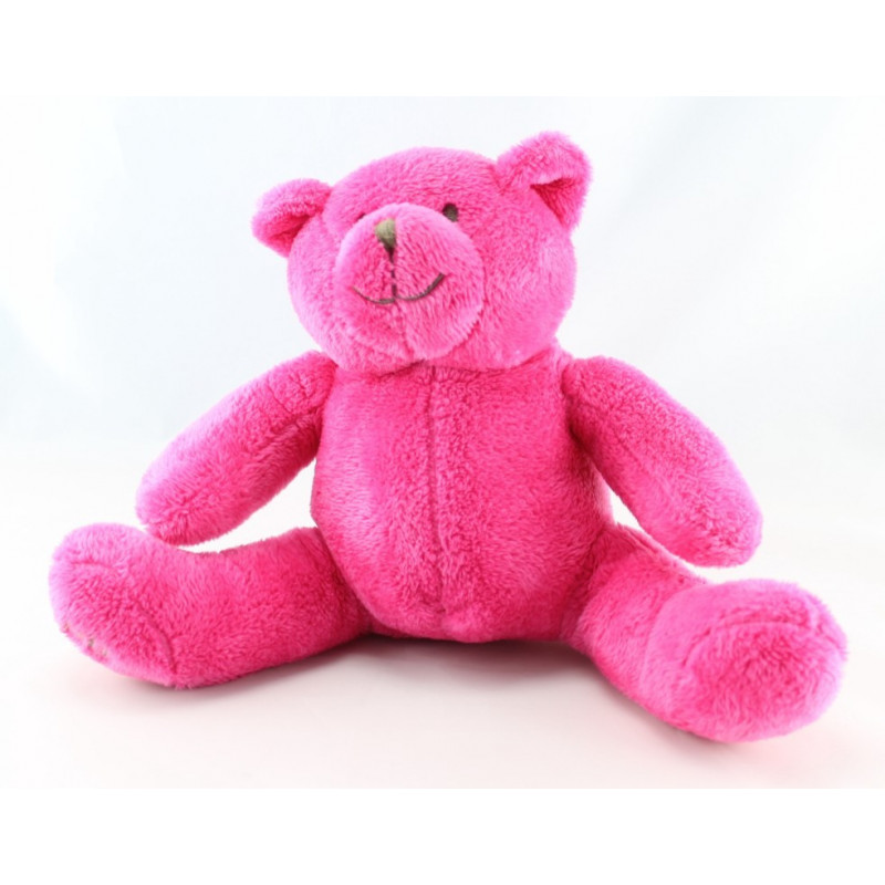 Doudou ours rose OBAIBI 
